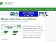 Tablet Screenshot of minhasplanilhas.com.br